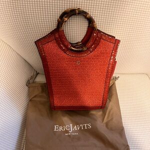 Eric Javits Scarlet Woven Tote